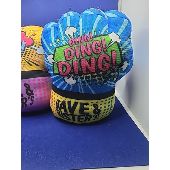 Dave and Buster's DING Good Stuff Power Fists Plush Gloves - Picture 4 of 6